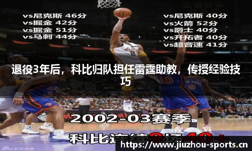 退役3年后，科比归队担任雷霆助教，传授经验技巧